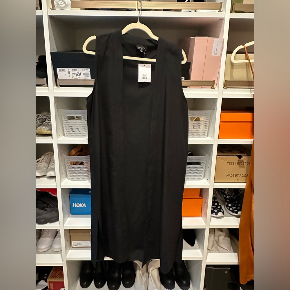 TOPSHOP LONG VEST